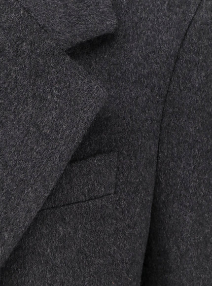 Hevo Cashmere Coat With Satin Lining