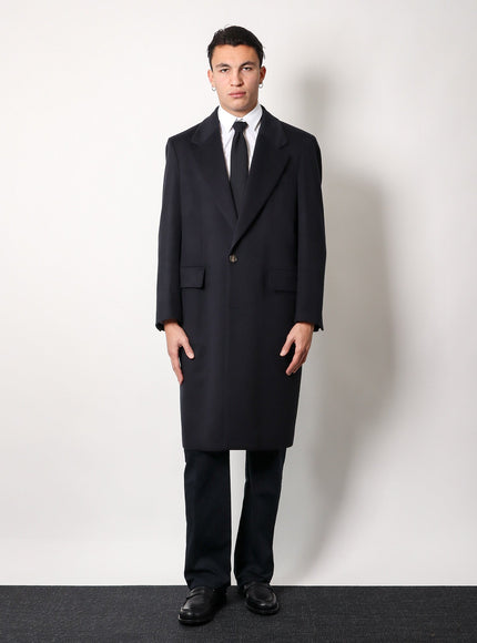 Hevo Cashmere Coat With Satin Lining