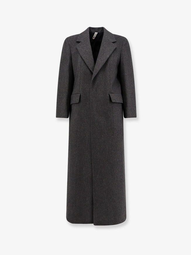 Hevo Trinitapoli Wool Blend Coat Antracite