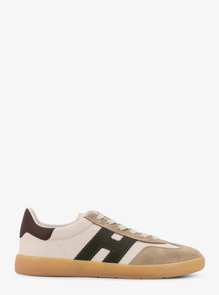 Hogan Hogan Cool Suede And Leather Low-Top Sneakers White Black