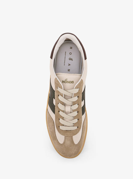 Hogan Hogan Cool Suede And Leather Low-Top Sneakers