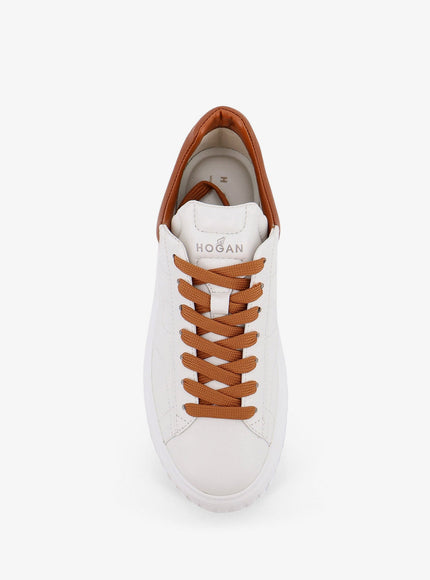 Hogan H-Stripes Low-Top Leather Sneakers