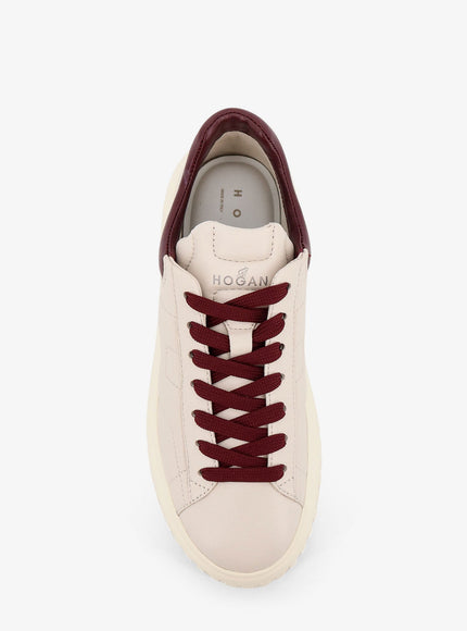 Hogan H-Stripes Low-Top Leather Sneakers