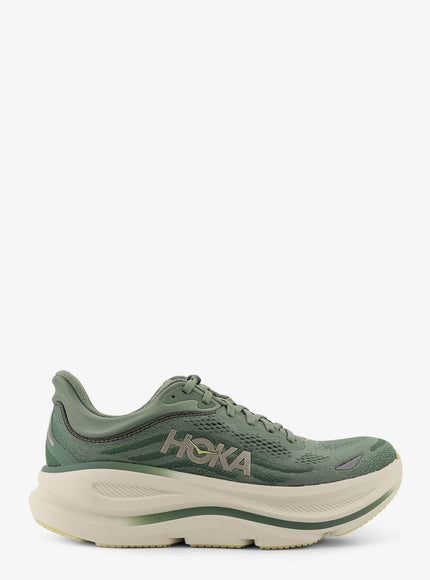 Hoka M Bondi 9 Synthetic Fabric Sneakers Succulent Fern