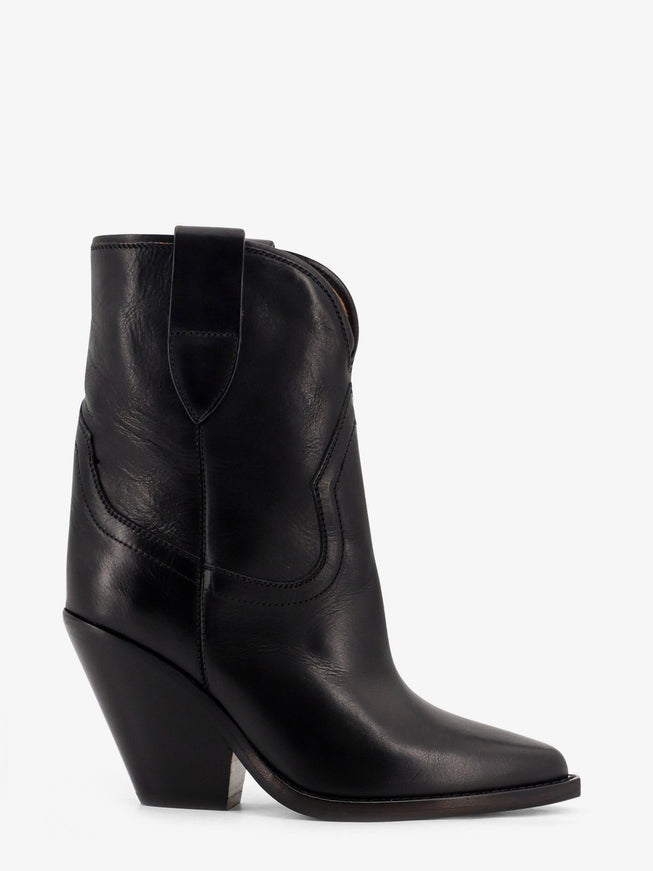 Isabel Marant Leyane Leather Boots Black