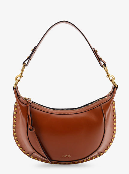 Isabel Marant Naoko Leather Crossbody Bag Uni Cognac