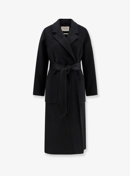 Ivy Oak Celia Responsible Wool Coat Black