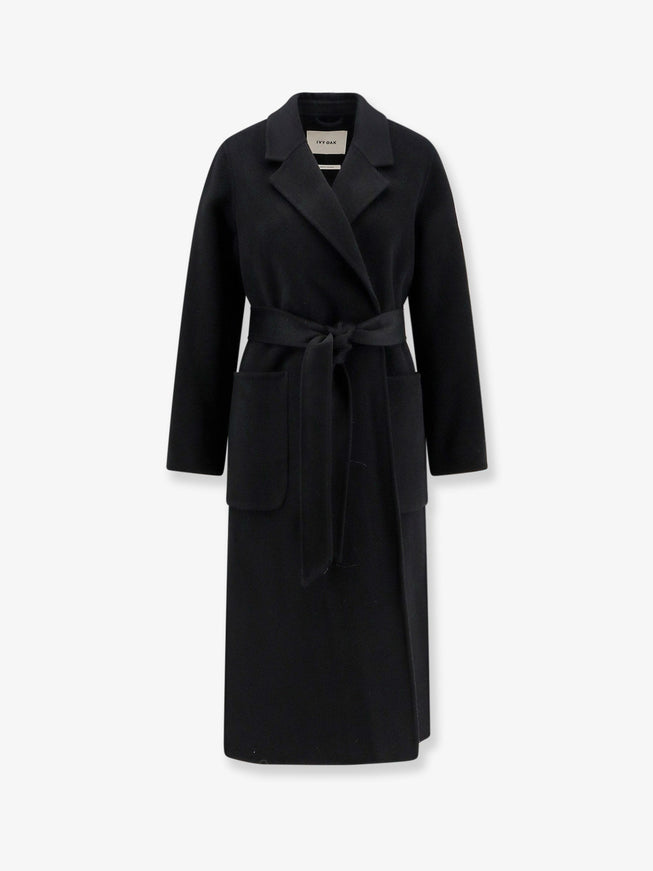 Ivy Oak Celia Responsible Wool Coat Black