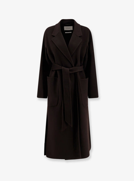 Ivy Oak Celia Responsible Wool Coat Dark Brown