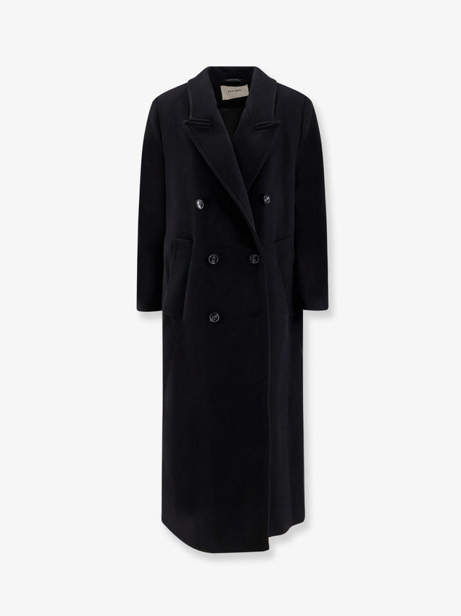 Ivy Oak Clemence Responsible Virgin Wool Blend Coat Black
