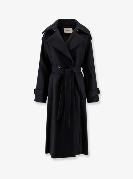 Ivy Oak Caroline Oversize Responsible Virgin Wool Blend Coat Black