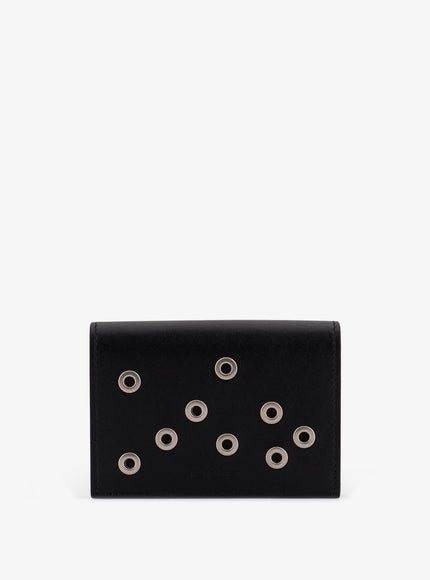 Jil Sander Leather Card Holder Uni Nero