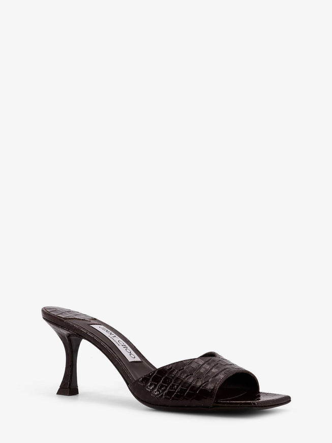 Jimmy Choo Skye Printed Leather Sandals