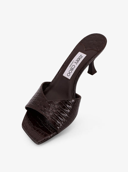 Jimmy Choo Skye Printed Leather Sandals