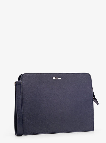 Kiton Ciro Paone Leather Clutch