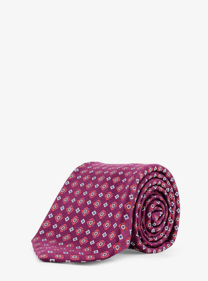 Kiton Ciro Paone Silk Tie Uni Antracite