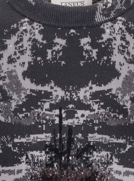 Laneus Cotton And Wool Sweatshirt