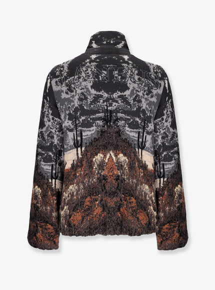 Laneus Knitted Cotton And Wool Jacket