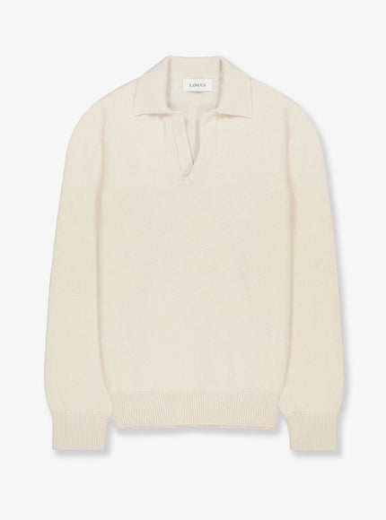 Laneus Merino Wool And Cashmere Blend Sweater Crema