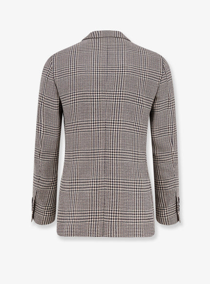 Lardini Madras Wool Blend Blazer