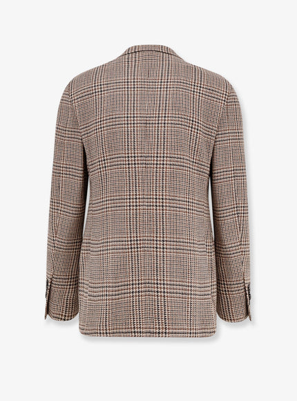 Lardini Madras Wool Blend Blazer