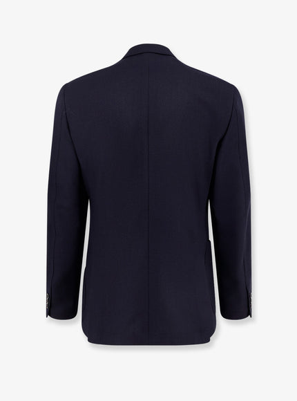 Lardini Roma Pure Virgin Wool Double-Breasted Blazer
