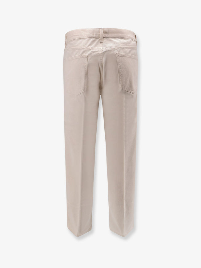 Lardini White Denim Trousers