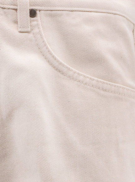 Lardini White Denim Trousers