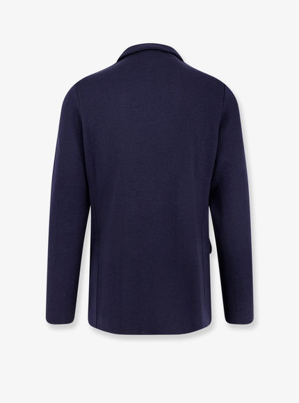 Lardini Knitted Blazer With Iconic Brooch