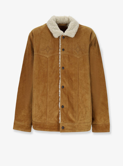 Levi's Suede Jacket With Faux Fur Lining Browns