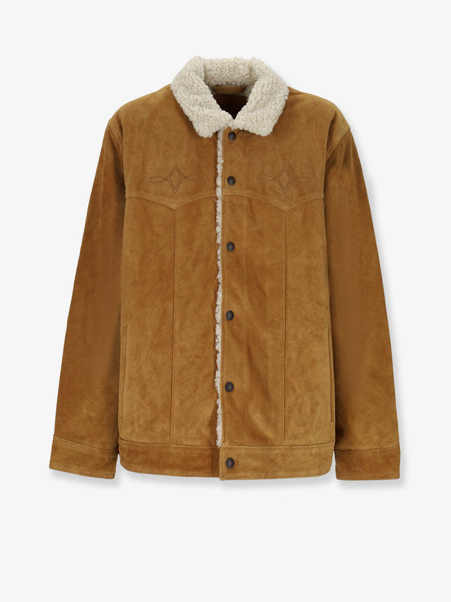Levi's Suede Jacket With Faux Fur Lining Browns