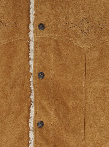 Levi's Suede Jacket With Faux Fur Lining