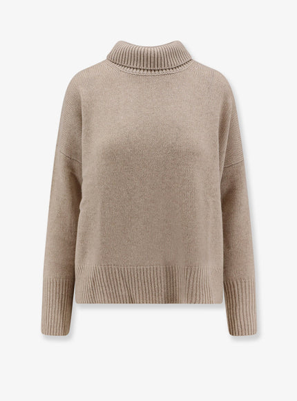 Lisa Yang Heidi Cashmere Turtleneck Sand