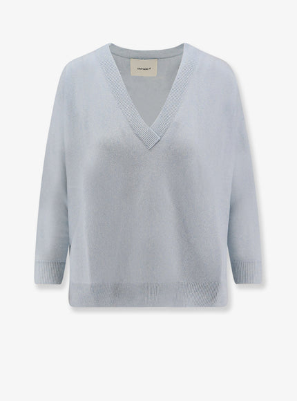 Lisa Yang Kenny Cashmere Sweater Horizon Blue