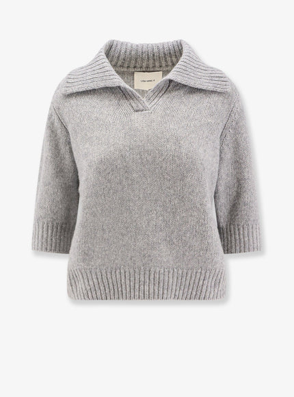Lisa Yang Lailai Cashmere And Silk Sweater Cloudy