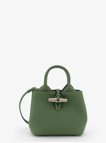 Longchamp Paris Le Roseau Leather Shoulder Bag Uni Origan