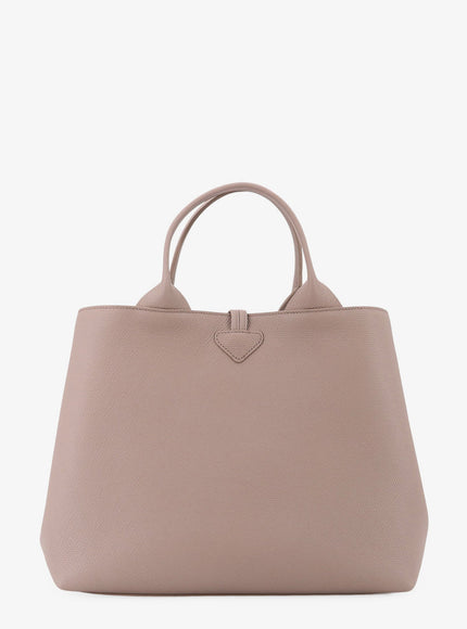 Longchamp Paris Le Roseau Textured Leather Handbag Uni Argile