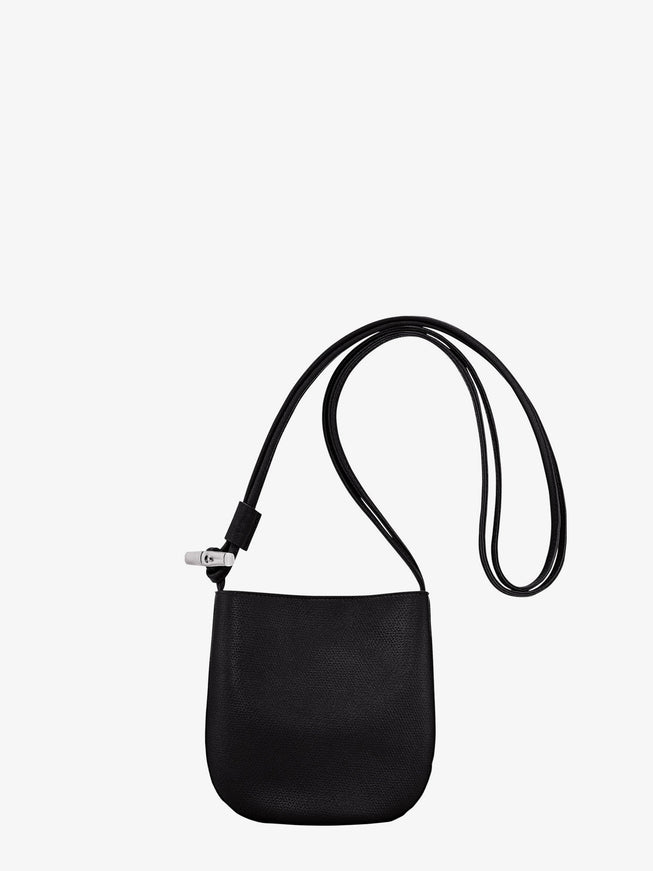 Longchamp Paris Le Roseau Leather Shoulder Bag Uni Nero