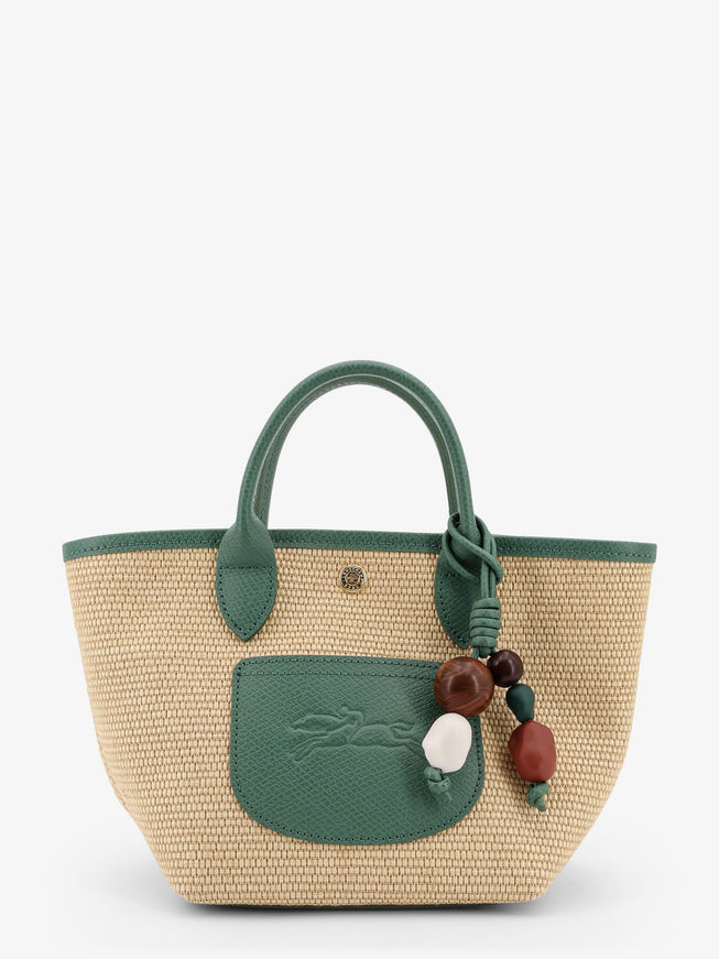 Longchamp Paris Le Panet Pliage Céramique Rafia Shoulder Bag Uni Origan