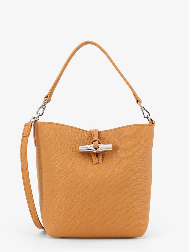 Longchamp Paris Le Roseau Leather Bucket Bag Uni Noix