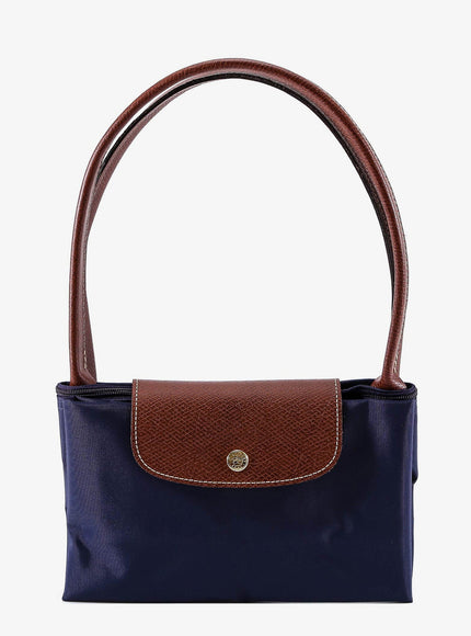 Longchamp Paris Le Pliage Nylon Shoulder Bag Uni Marine