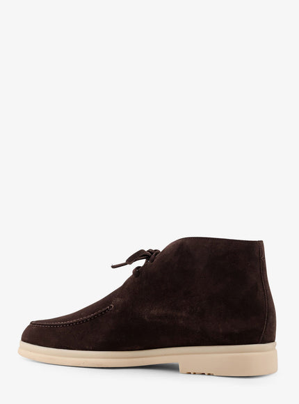 Loro Piana Walk And Walk Suede Lace-Up Shoe