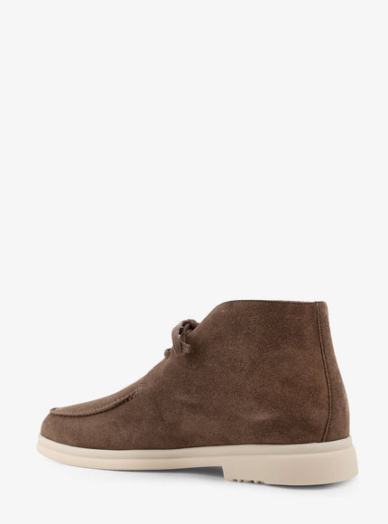 Loro Piana Walk And Walk Suede Lace-Up Shoe