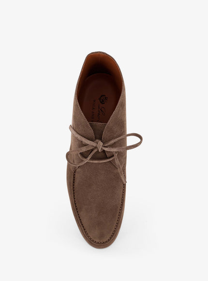 Loro Piana Walk And Walk Suede Lace-Up Shoe
