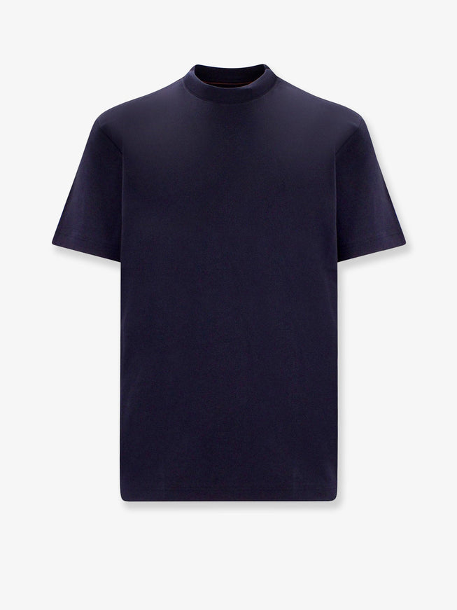 Loro Piana Cotton Jersey T-Shirt Blue Navy