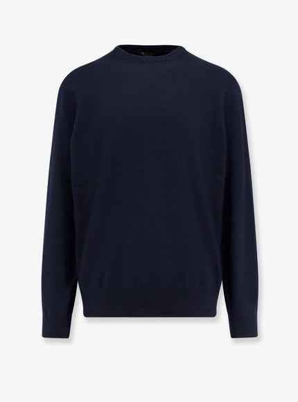 Loro Piana Baby Cashmere Sweater Blue Navy