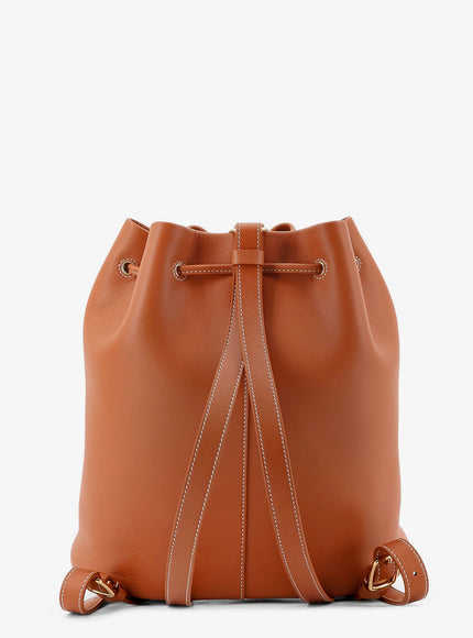 Loro Piana Extra Drawstring L27 Leather Backpack