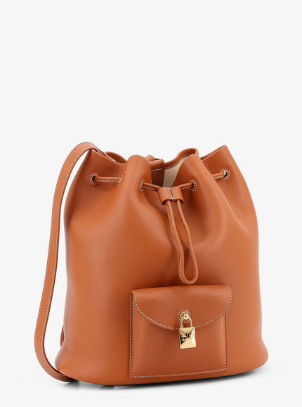 Loro Piana Extra Drawstring L27 Leather Backpack