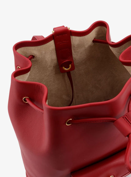 Loro Piana Extra Drawstring L27 Leather Backpack