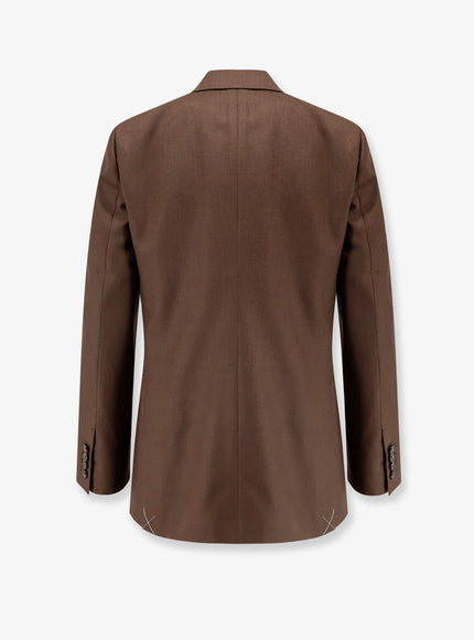 Loro Piana Tasmanian Virgin Wool Double-Breasted Blazer